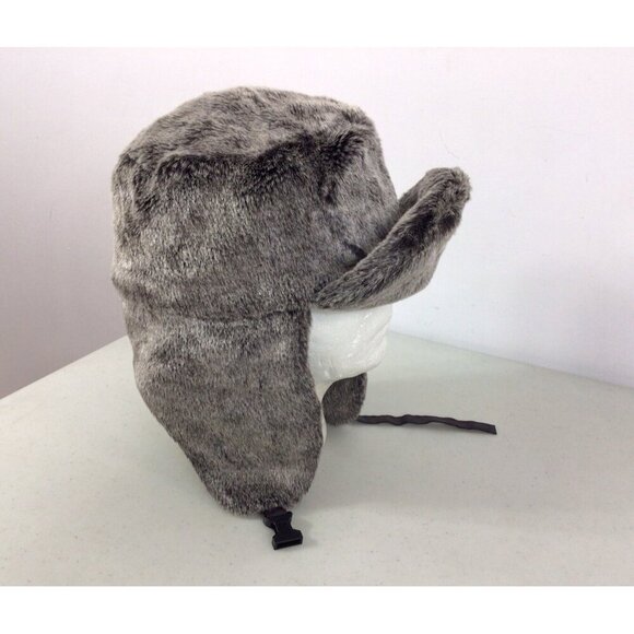 Dorfman Pacific Trapper Hat Faux Fur Ear Flaps Mens Large - Picture 1 of 4